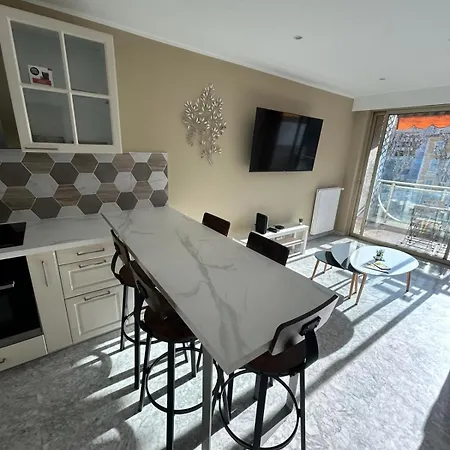 Le Regency, Familial Au Cœur Du Centre-ville, Des Célèbres Jardins Biovès, Et Seulement à 1 Minute à Pied De La Mentone